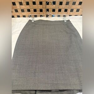 Ann Taylor Classic Gray Pencil Skirt